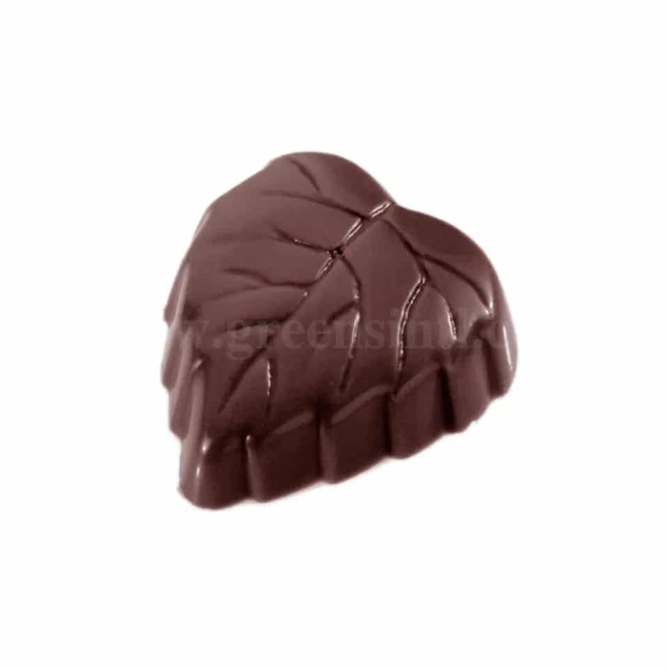 CHOCOLATE WORLD Chocolate Mould Leaf 36x31xh9mm