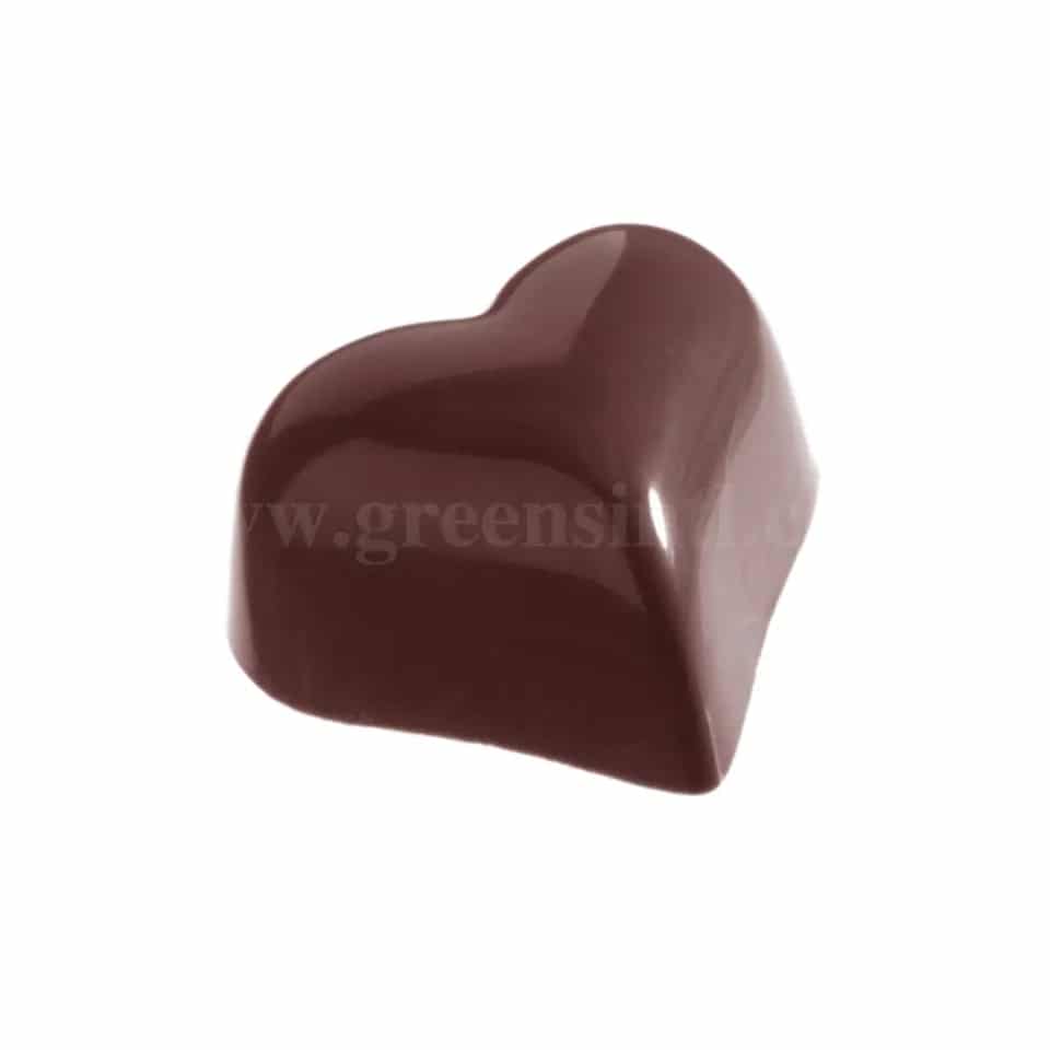 CHOCOLATE WORLD Chocolate Mould Heart Ball 31x27xh17mm