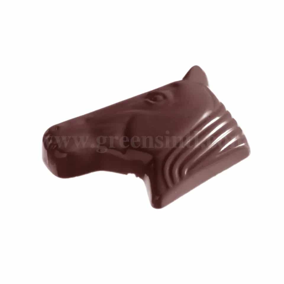 CHOCOLATE WORLD Chocolate Mould Horse Head 45x31xh8mm
