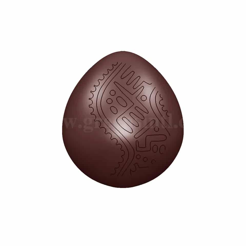 CHOCOLATE WORLD Chocolate Mould Egg Maya 28x26xh11mm