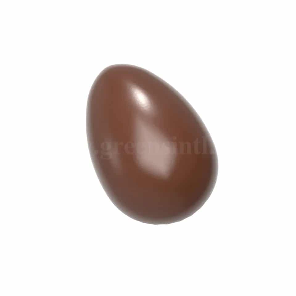 CHOCOLATE WORLD Chocolate Egg Mould Smooth 33x23xh12mm