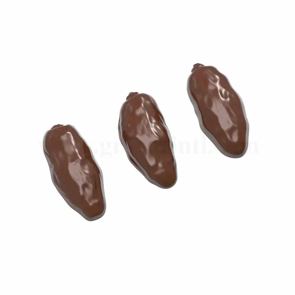 CHOCOLATE WORLD Chocolate Mould Date 39x19x10mm-3 Fig