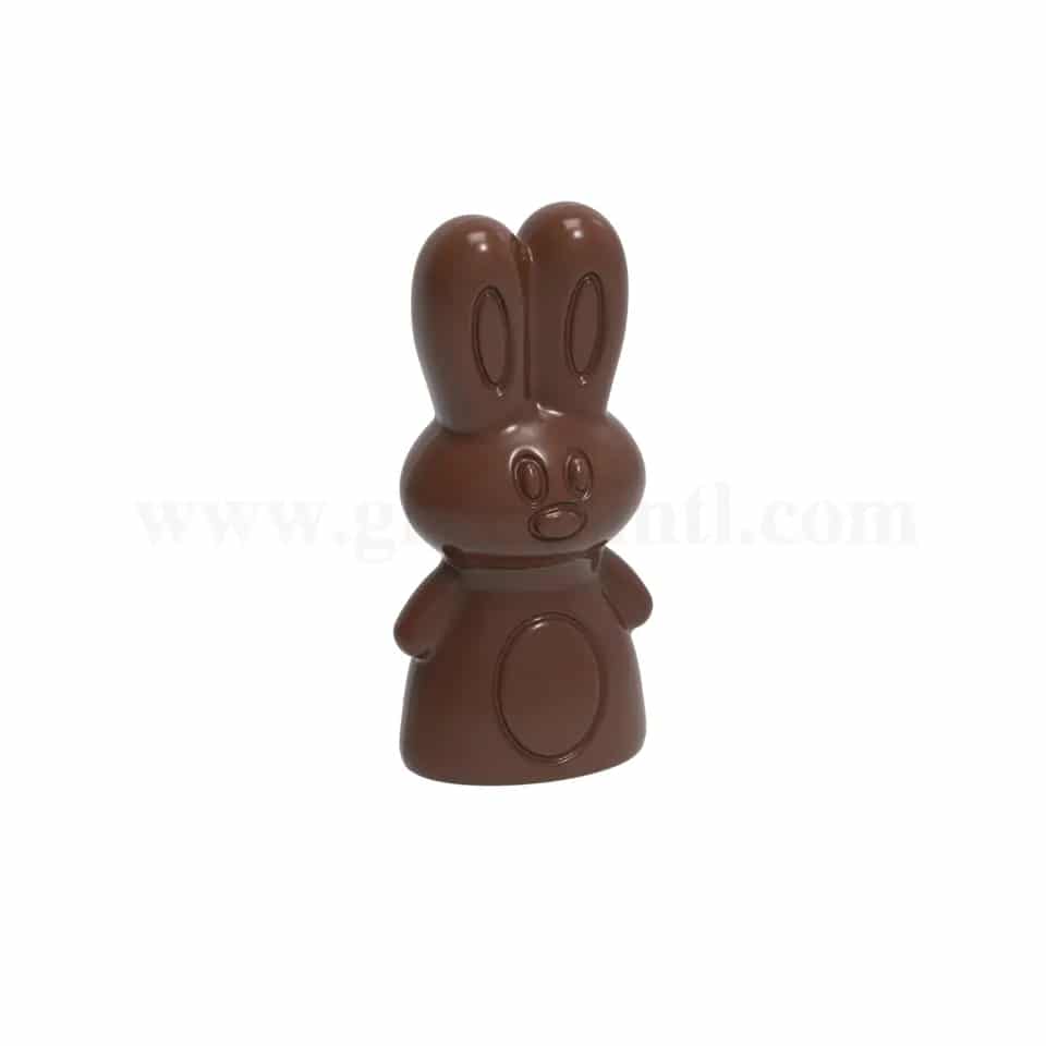 CHOCOLATE WORLD Chocolate Mould Modern Rabbit 55 mm