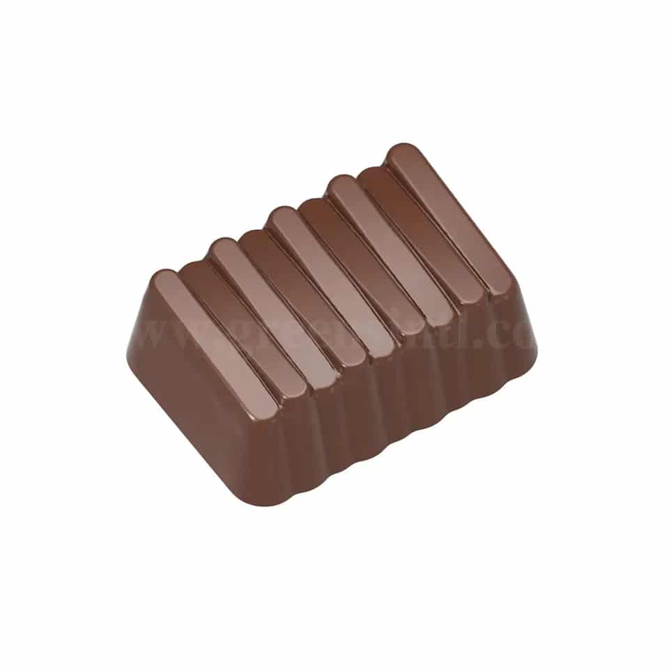 CHOCOLATE WORLD Chocolate Mould Praline Steps 34.5x24.5x13mm