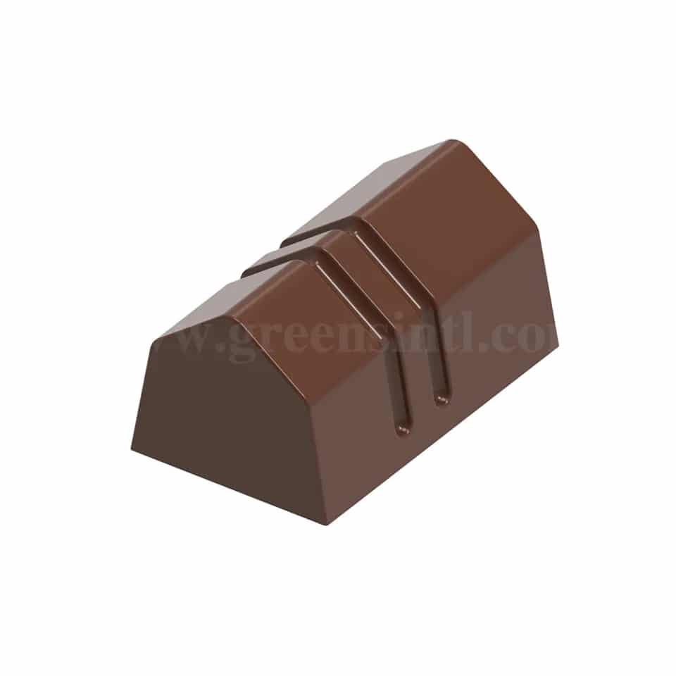 CHOCOLATE WORLD Chocolate Mould "The Praline Home" 30x18xh15 mm