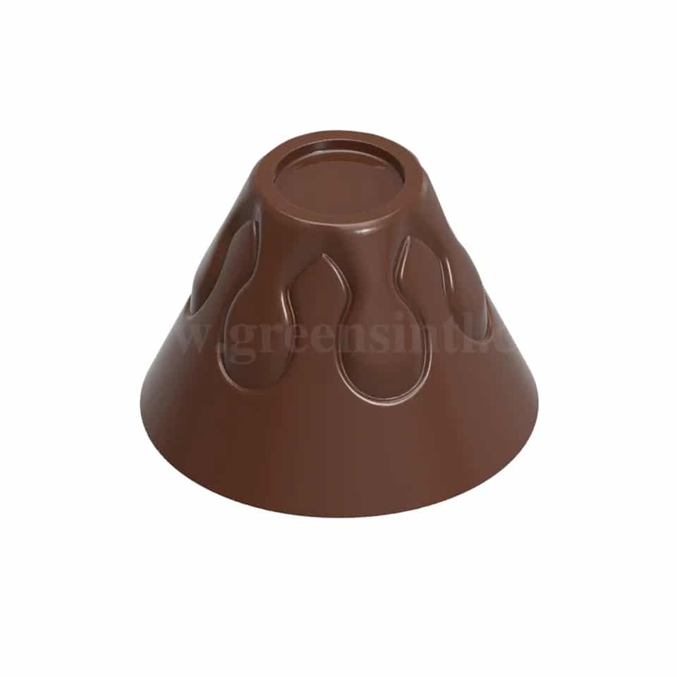 CHOCOLATE WORLD Chocolate Mould Volcano - Louis Tanuhadi 31x31xh21.5 mm
