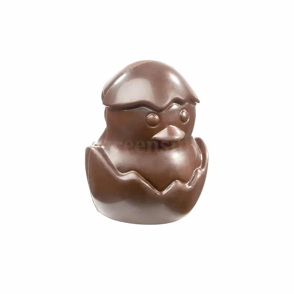CHOCOLATE WORLD Chocolate Mould Chick From Egg 33x26.5xh13 mm