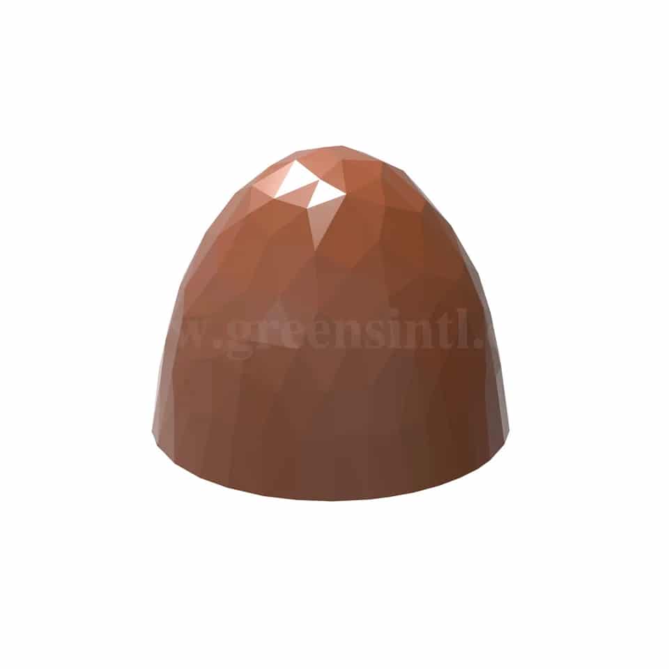 CHOCOLATE WORLD Chocolate Mould Bullet Facet 26.5x26.5xh22 mm