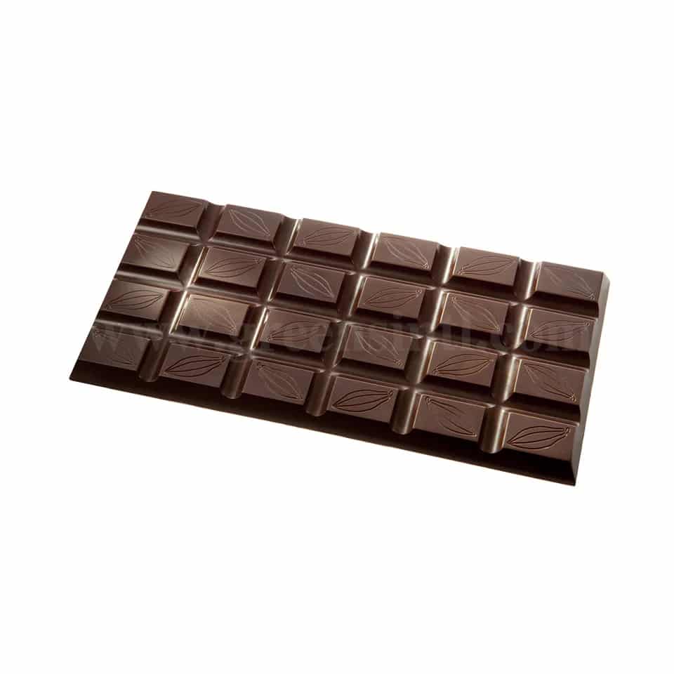 CHOCOLATE WORLD Chocolate Mould Tablet Cocoa Bean 156x77xh8 mm