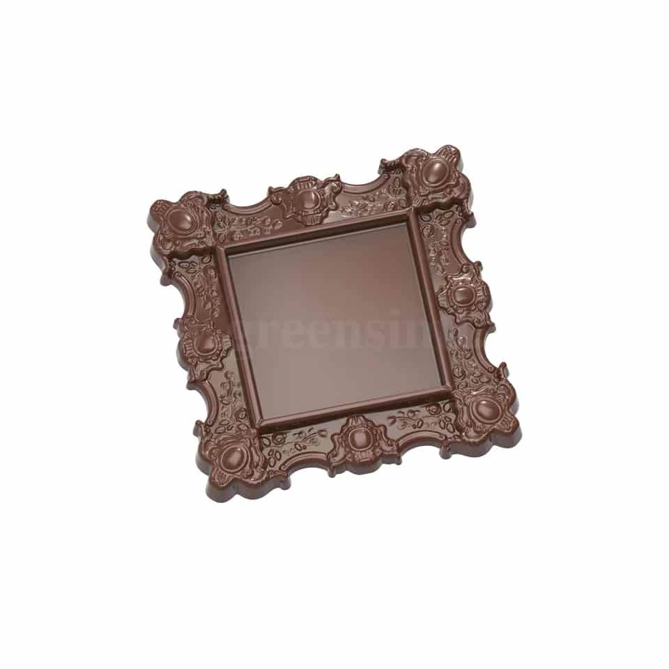 CHOCOLATE WORLD Chocolate Mould Barok Frame 156x156xh19 mm