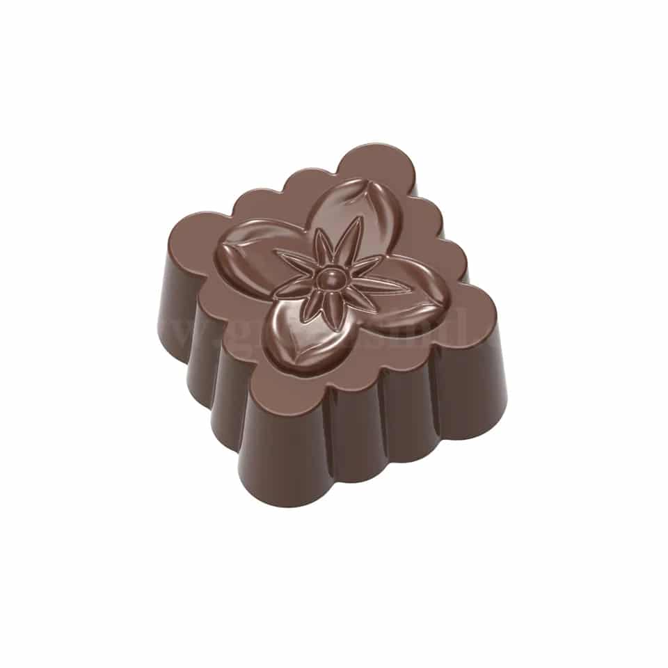 CHOCOLATE WORLD Chocolate Mould - Jeffery Koo 26x26xh14 mm