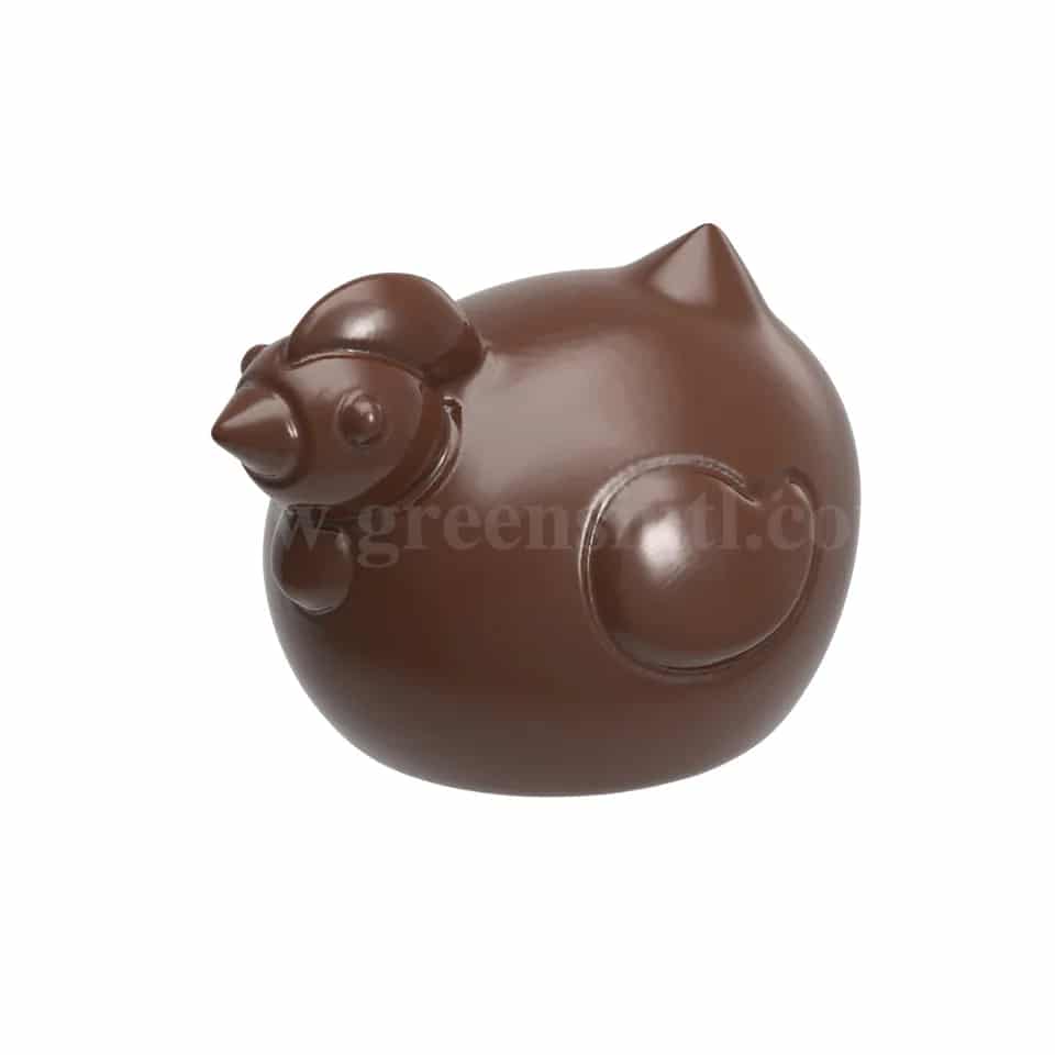 CHOCOLATE WORLD Chocolate Mould Chicken 38x27.5xh15 mm