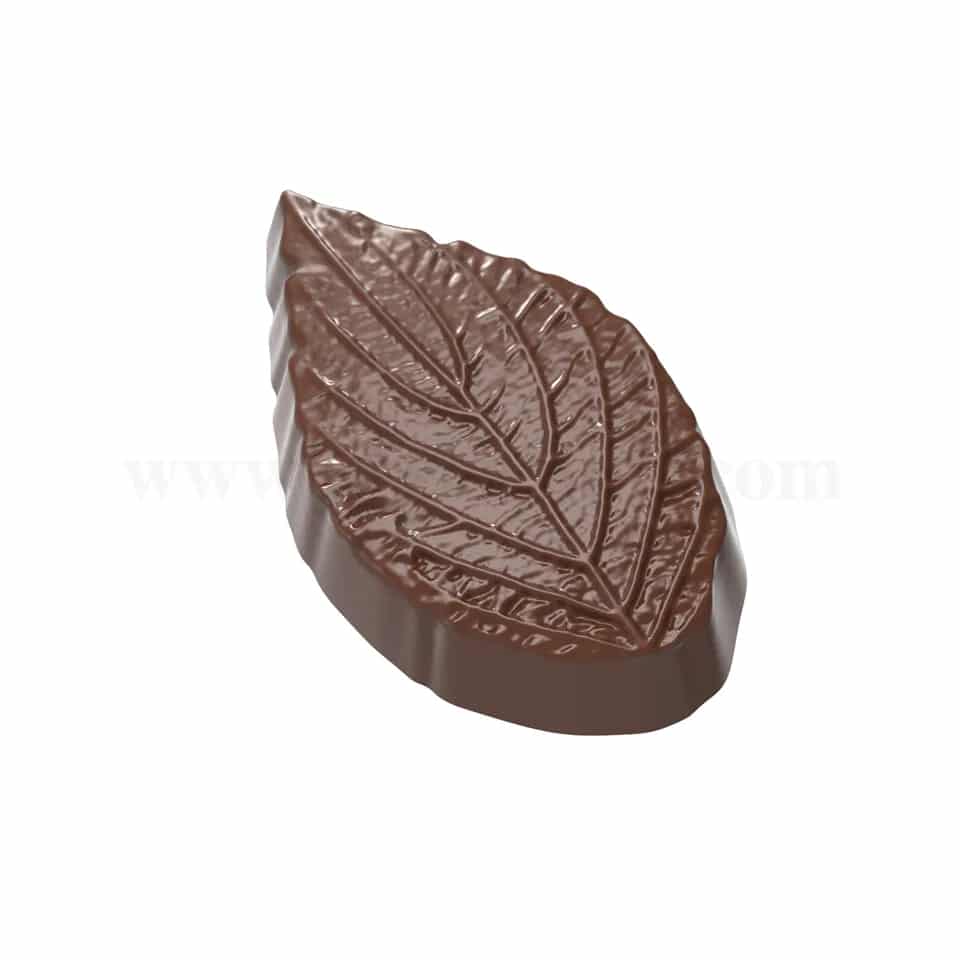 CHOCOLATE WORLD Chocolate Mould Leaf Structure 27x45xh10 mm