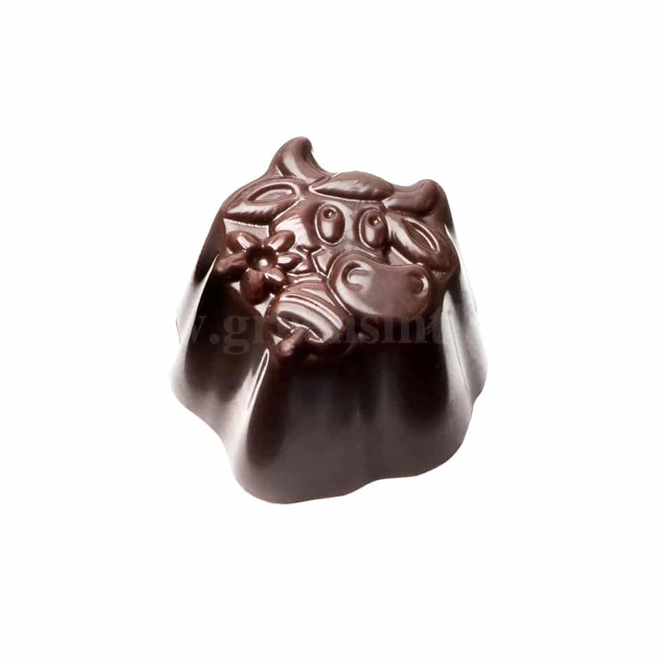 CHOCOLATE WORLD Chocolate Mould - Geraldine Müller-Mara 27x27xh18.5 mm