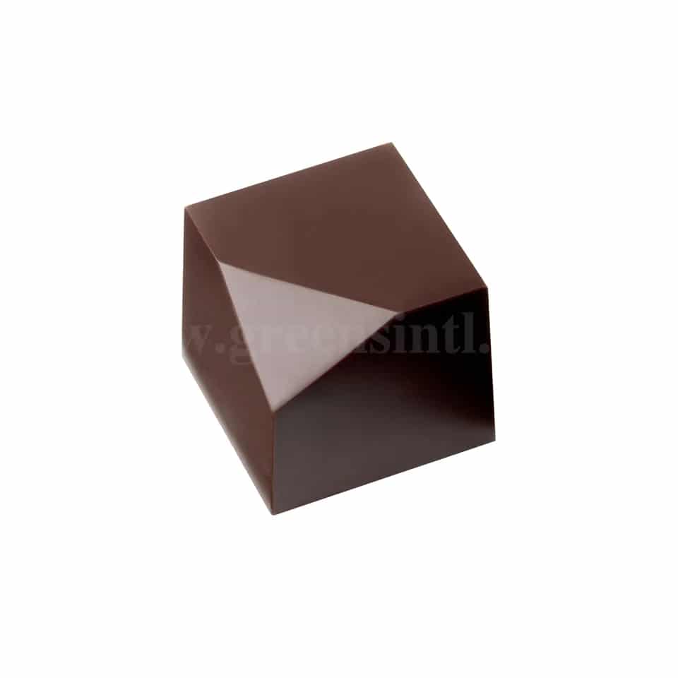 CHOCOLATE WORLD Chocolate Mould - Dan Forgey 23x23xh20 mm