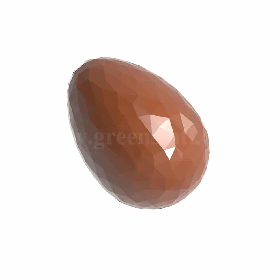CHOCOLATE WORLD Chocolate Mould Egg Facet 29 mm