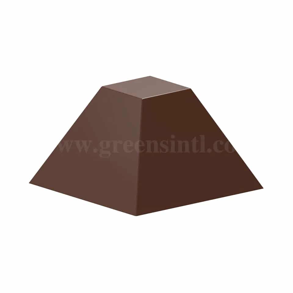 CHOCOLATE WORLD Chocolate Mould Pyramid 27.5x27.5xh17 mm