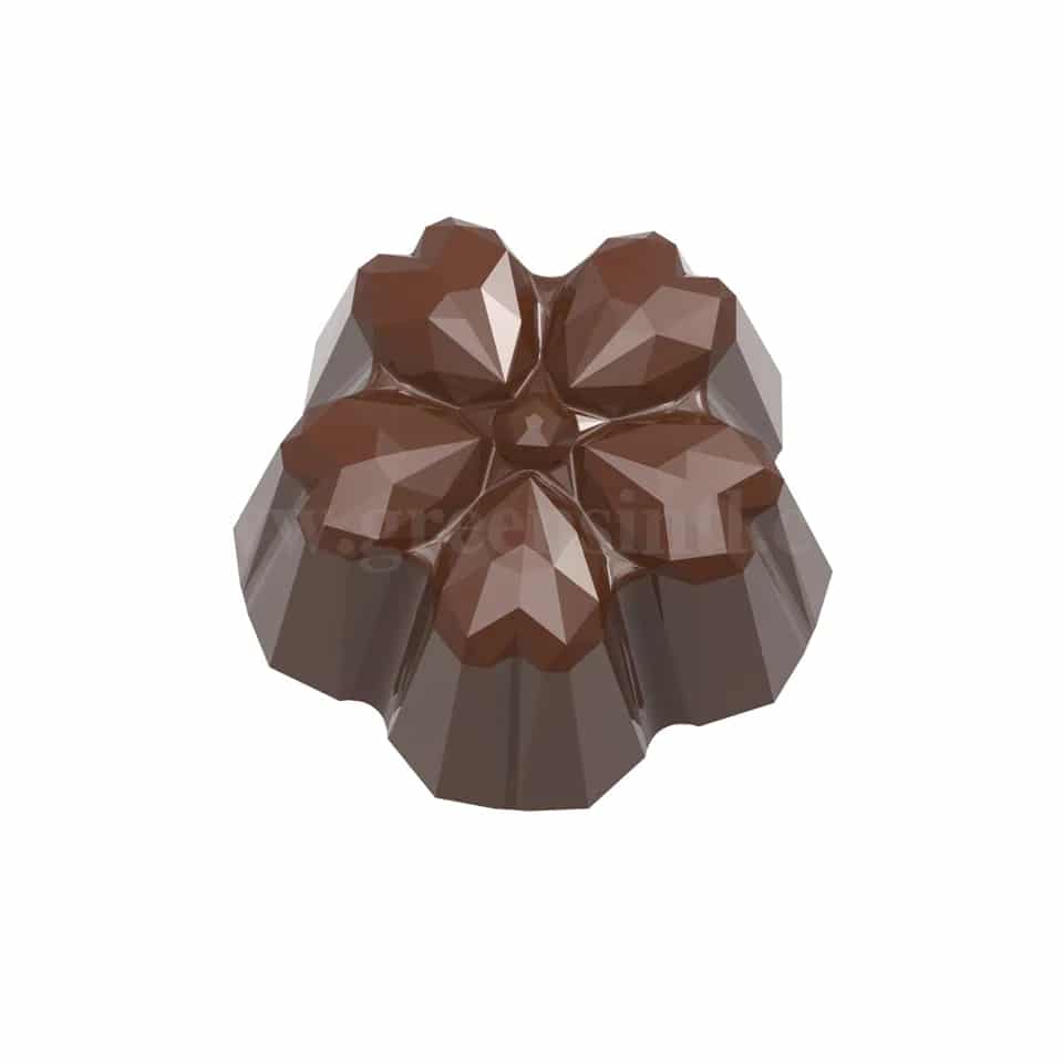 CHOCOLATE WORLD Chocolate Mould Sakura Origami - Kohei Ogata 31x30xh15 mm