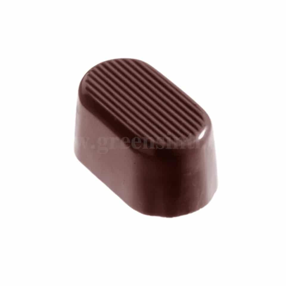 CHOCOLATE WORLD Chocolate Chocolate Mould Oval Arcering 37x23xh20 mm
