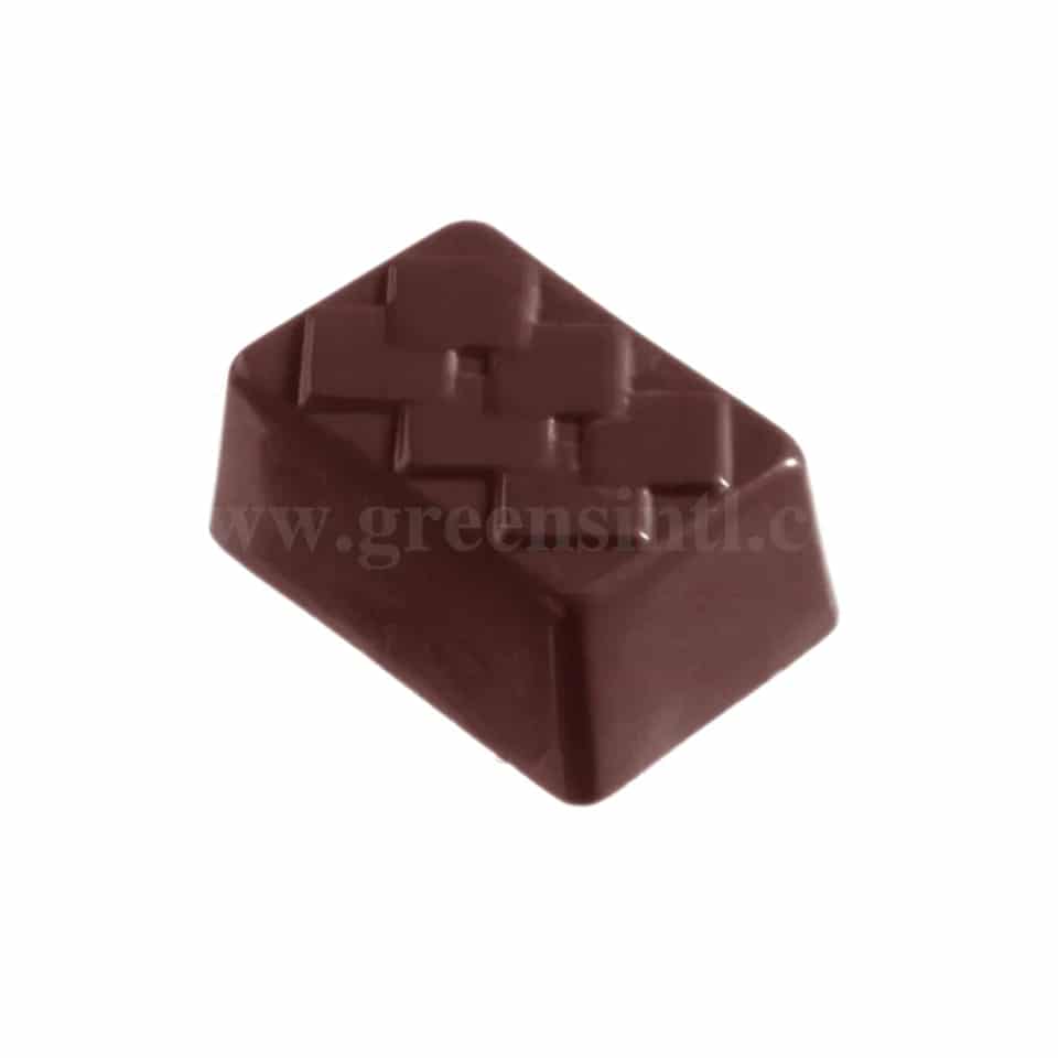 CHOCOLATE WORLD Chocolate Mould Rectangle Lozenge 30x21xh14 mm