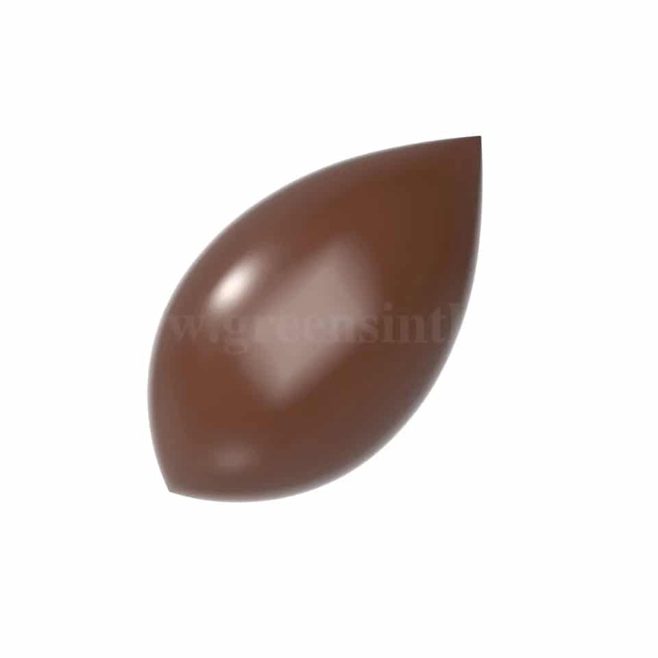 CHOCOLATE WORLD Chocolate Mould Quenelle - Frank Haasnoot 45.5x25xh12.5 mm