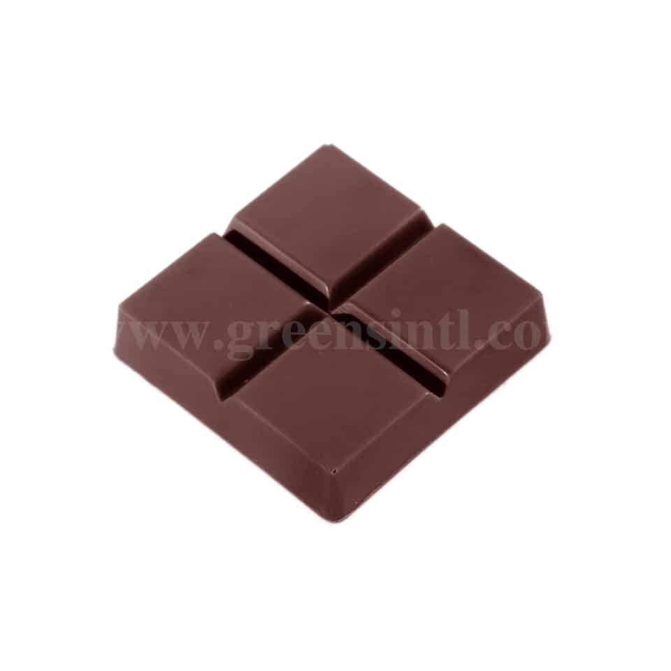 CHOCOLATE WORLD Chocolate Mould Tablet 40 x 40 x h 10 mm