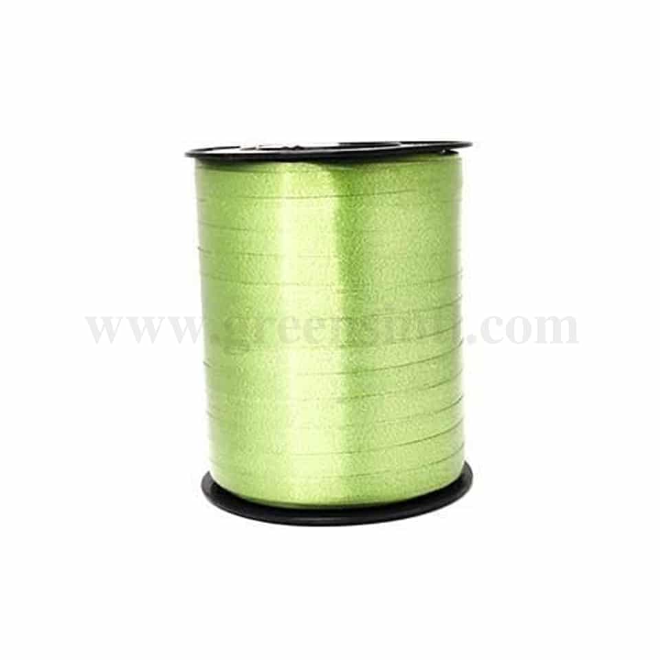 GREENS CHOICE Gift Ribbon Green Almond 500 m x 7 mm