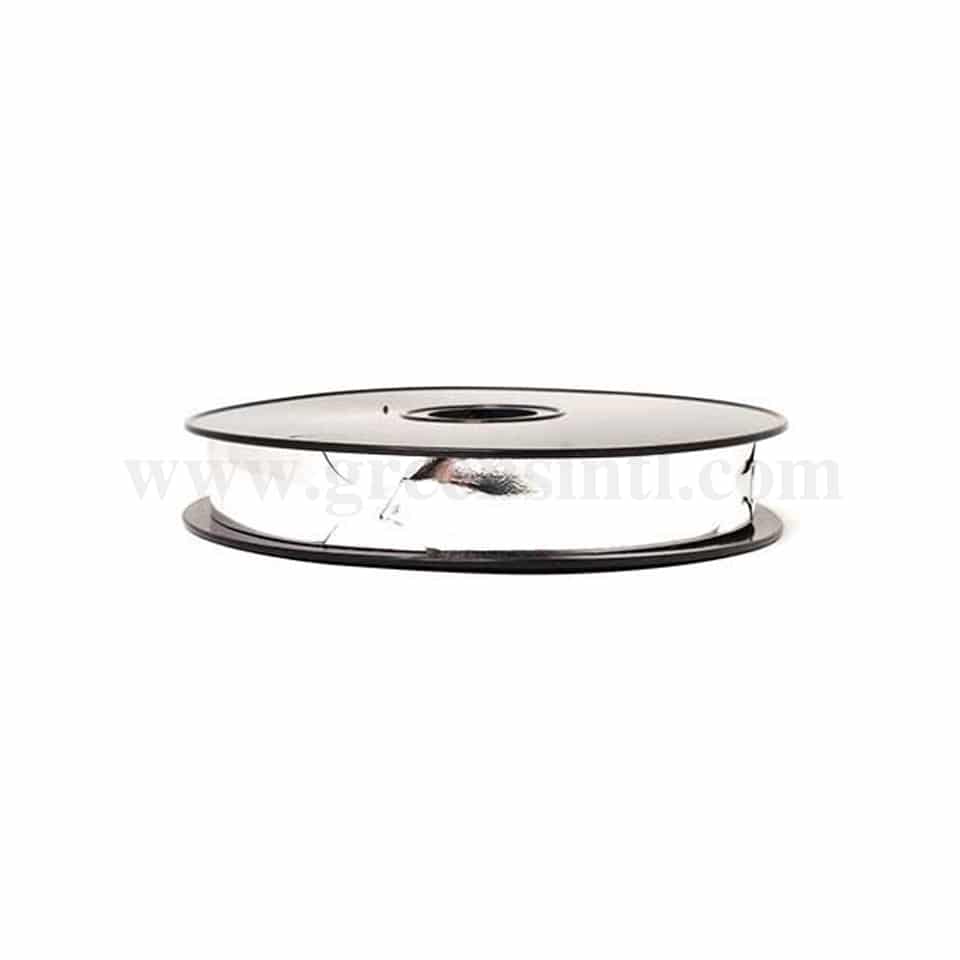 GREENS CHOICE Mirror Ribbon For Flower Silver 40 m x 19 mm
