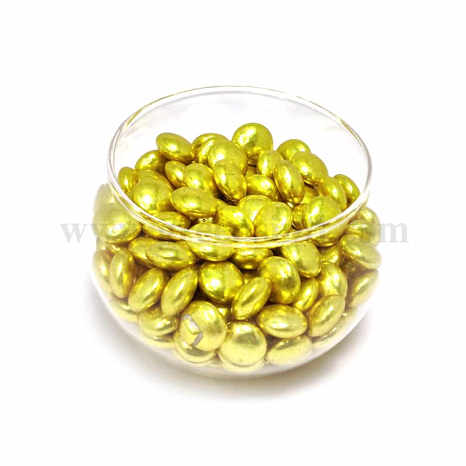 CONFETTI Dragees Mini Lentils Gold - 1Kg