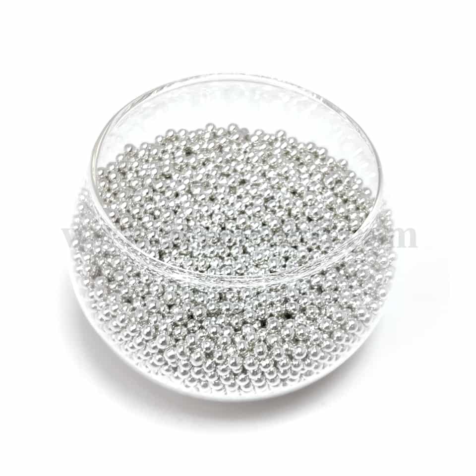 CONFETTI Silver Sugar Pearls 2 mm - 1 Kg