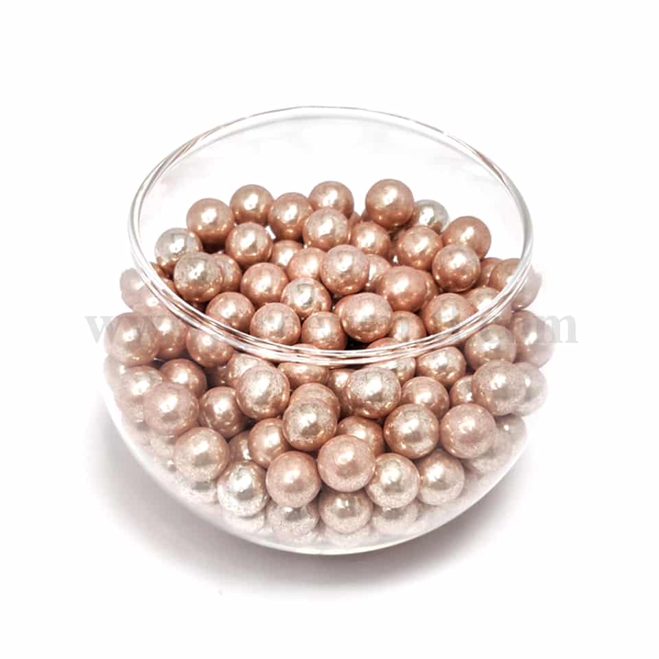 CONFETTI Old Gold Sugar Pearls 8 mm - 1 Kg