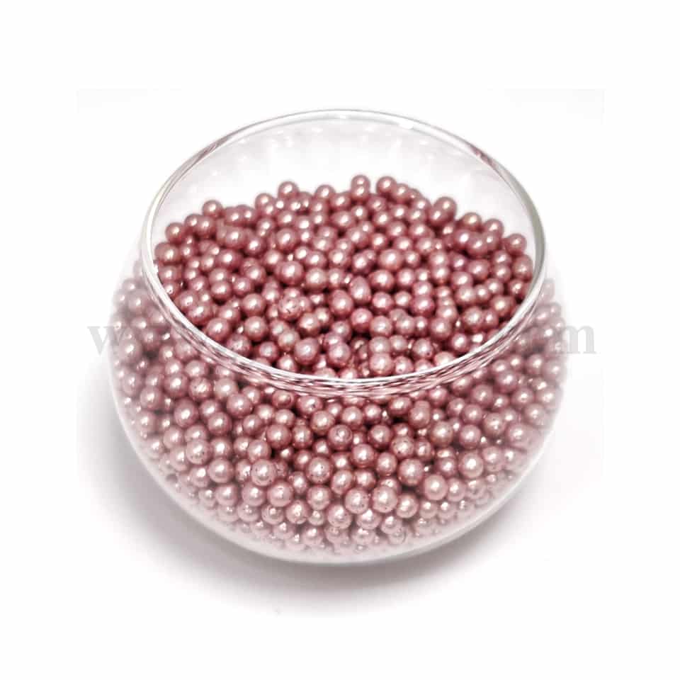 CONFETTI Pink Sugar Pearls 4 mm - 1 Kg