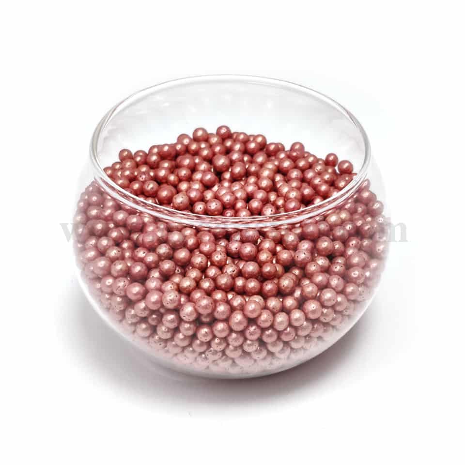 CONFETTI Red Sugar Pearls 4 mm - 1 Kg