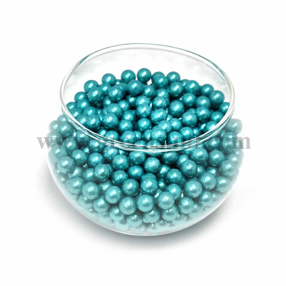 CONFETTI Blue Sugar Pearls 6 mm - 1Kg