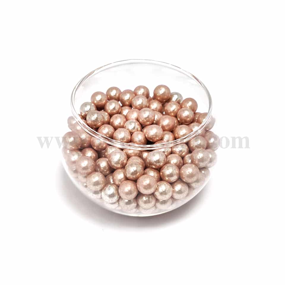 CONFETTI Old Gold Sugar Pearls 7 mm - 100g