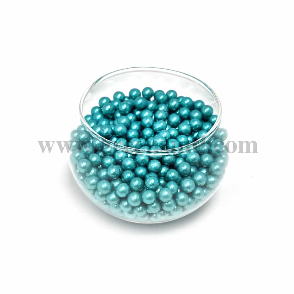 CONFETTI Blue Sugar Pearls 6 mm - 100g