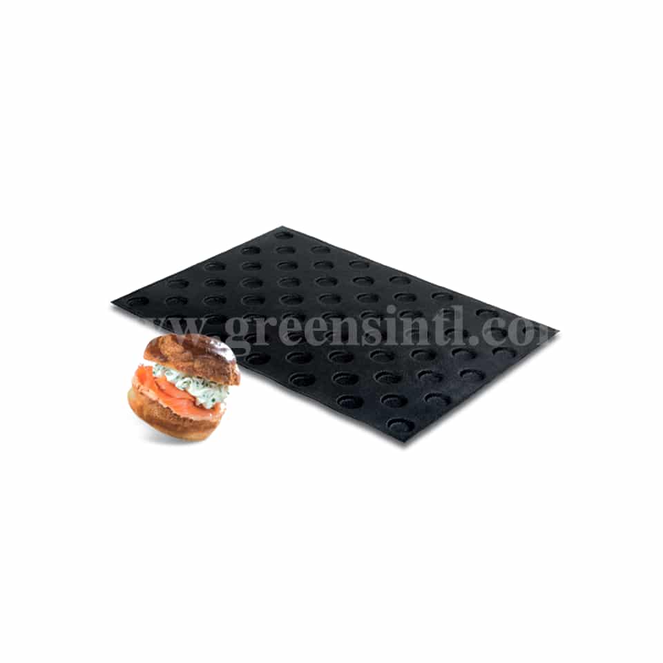 DEMARLE Silform Shaped Baking Mat Baby Choux 30x5 mm, 59 Indents