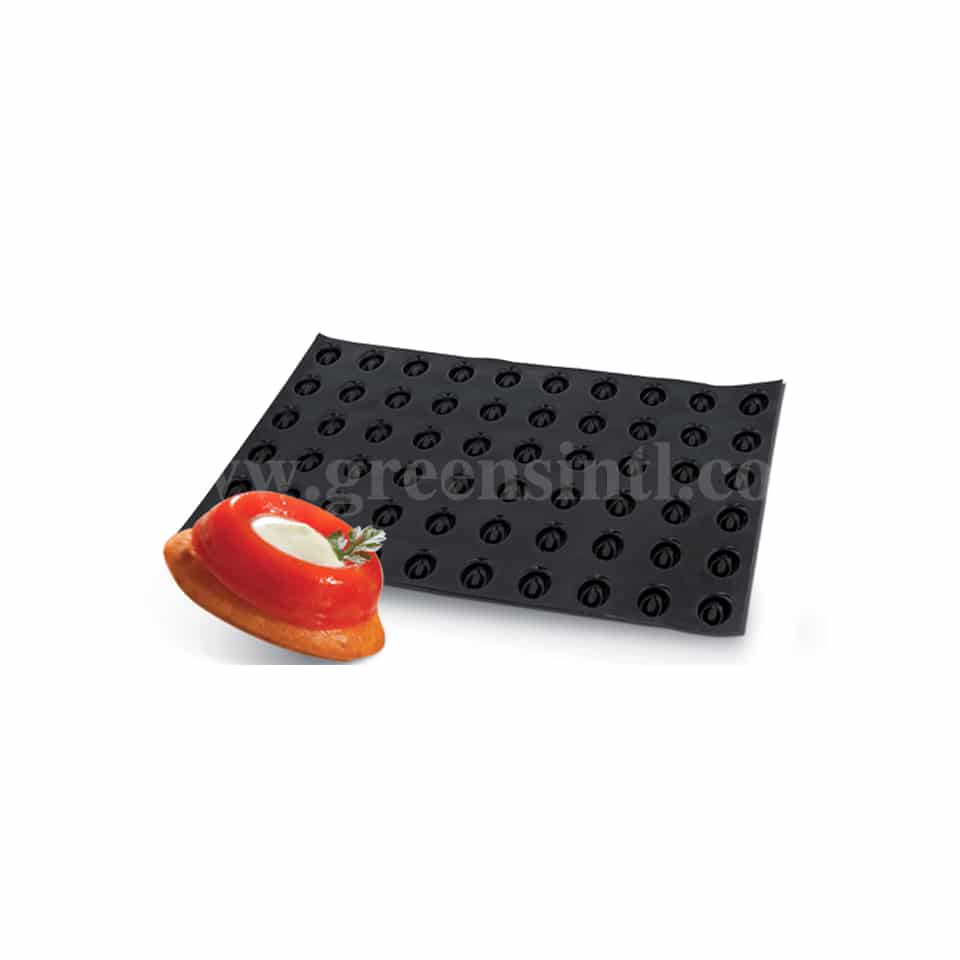 DEMARLE Flexipan Mini Oval-Savarins 40x30 mm, 60 Indents