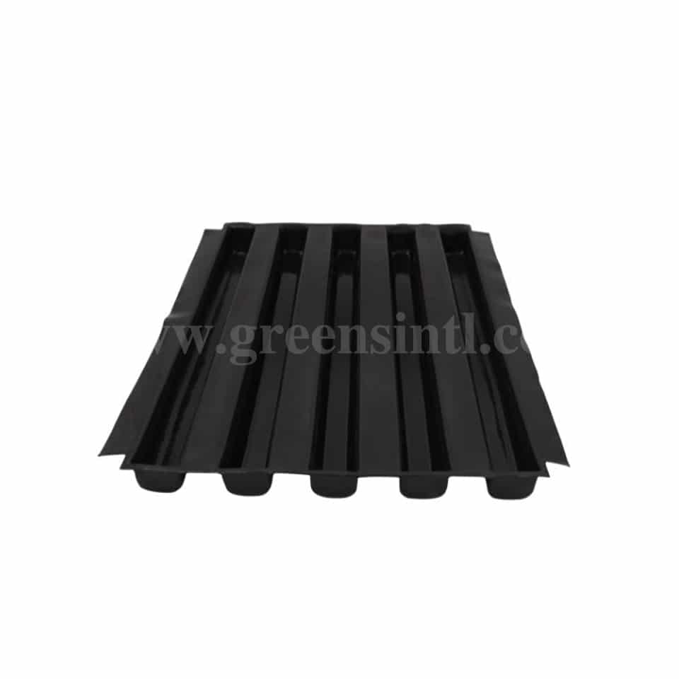 DEMARLE Flexipan Origine Christmas Log Insert w/ Stainless Steel Frame 495x40x33mm -5 Indents