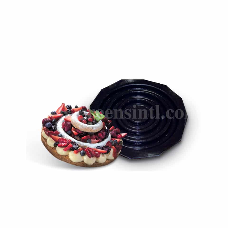 DEMARLE Flexipan Origine 3 Rings, D: 220-160-100, H 15mm - Single Indent