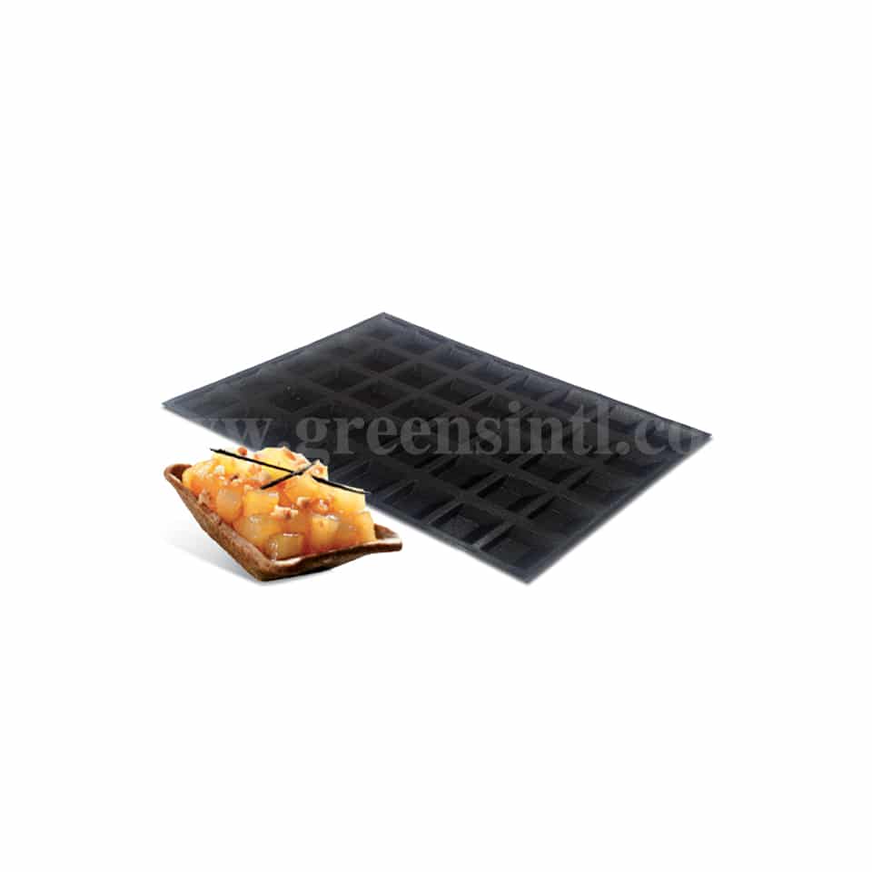 DEMARLE Flexipan Square Financiers 45x45mm, 60 Indents