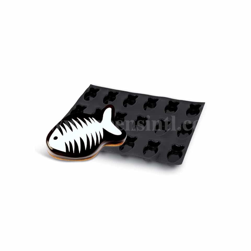 DEMARLE Flexipan Fishes 99x59mm - 18 indents