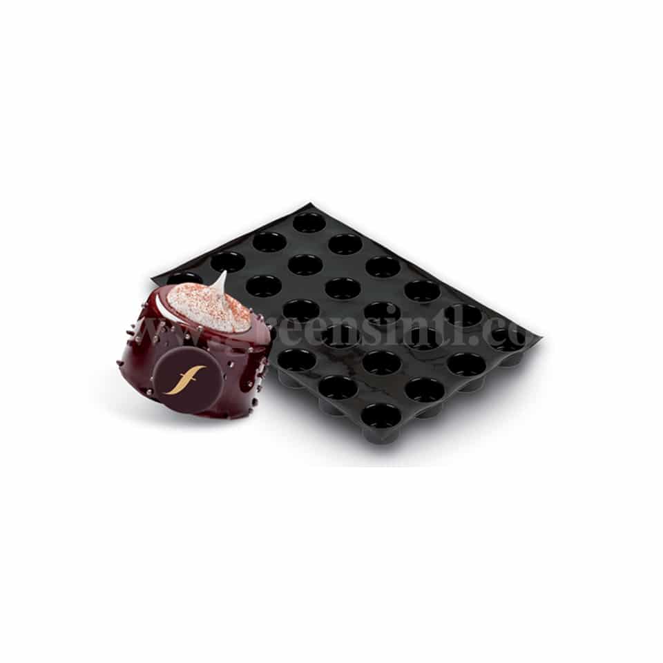 DEMARLE Flexipan High Cylinders 63x35mm, 24 Indents