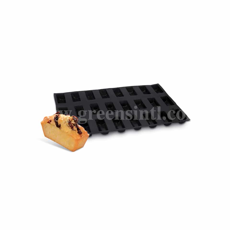 DEMARLE Flexipan Rectangular Cakes 80x30mm, 24 Indents