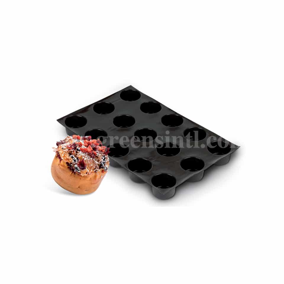 DEMARLE Flexipan Jumbo Muffin 82x50mm, 15 Indents