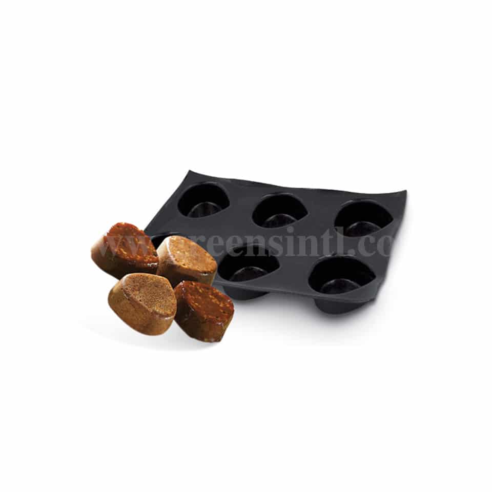 DEMARLE Flexipan OrigineChestnut Hearts 64x64mm -24 Indents