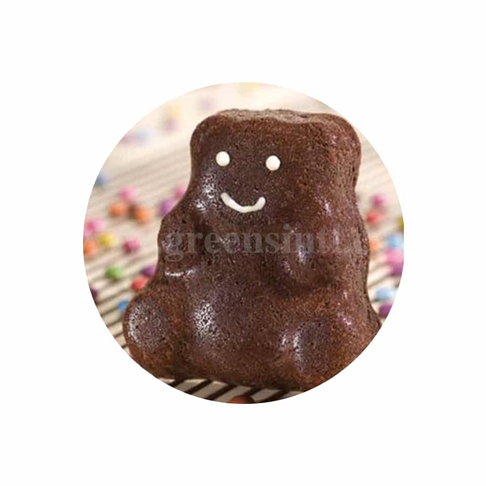 DEMARLE Flexipan Origine Teddy Bears 115x113x31mm -12 Indents