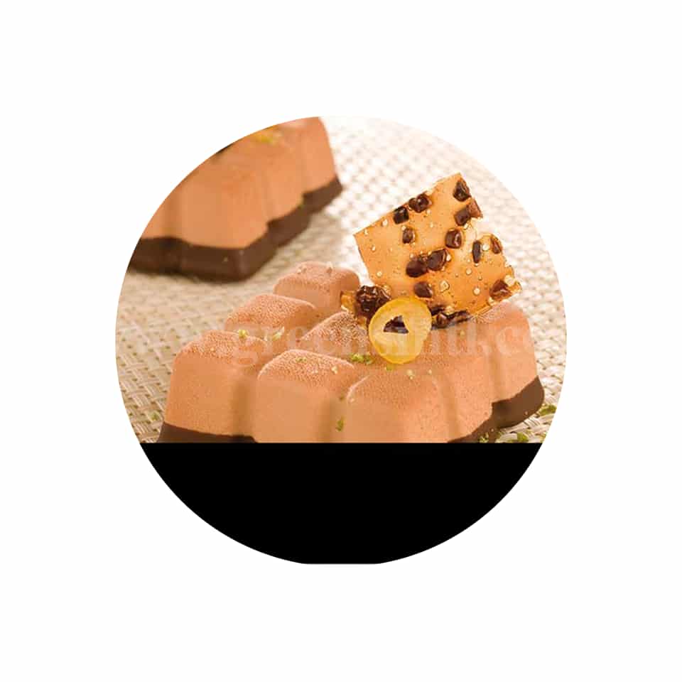 DEMARLE Flexipan Origine Chocolate Bar 70x70x30 mm -12 Indents