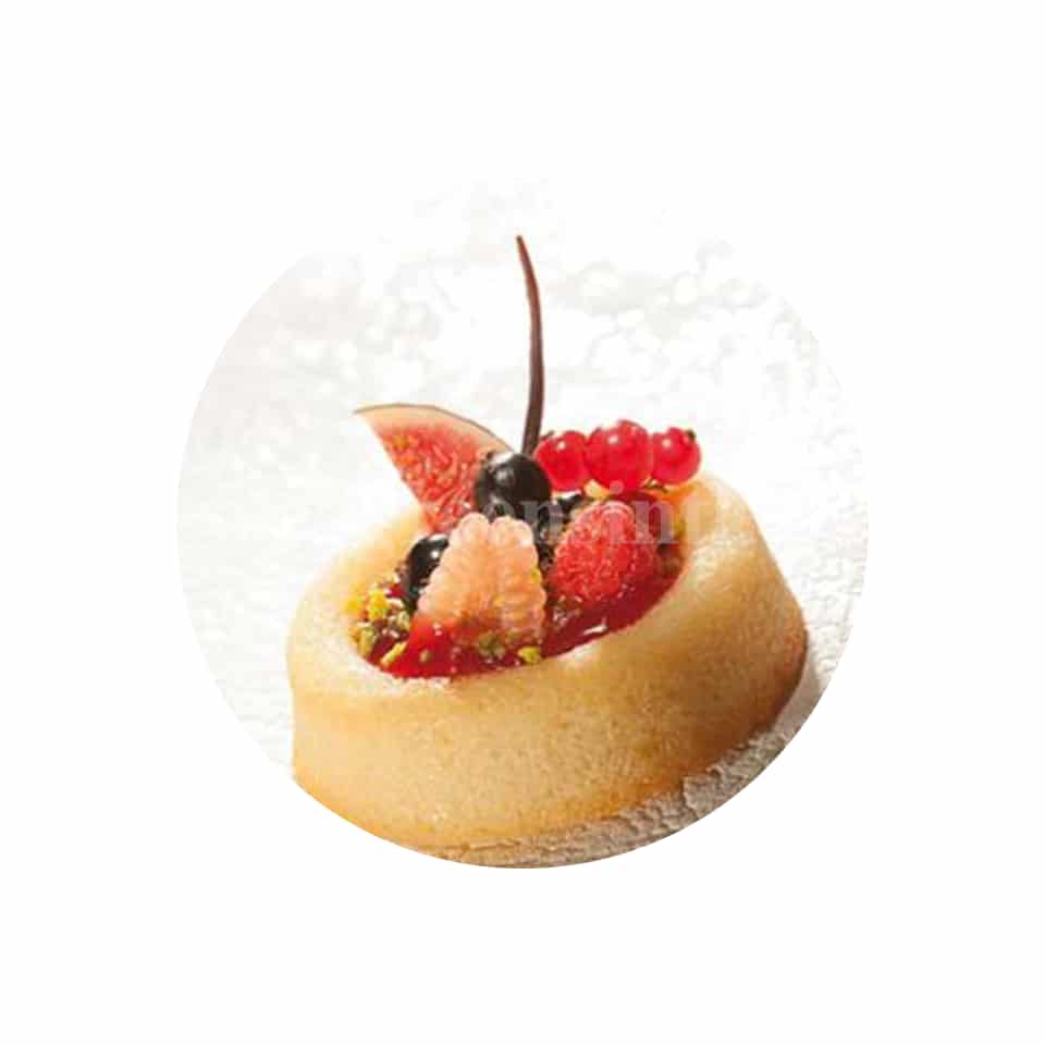 DEMARLE Flexipan Flan Bases Savarins, 80x20 mm - 12 Indents