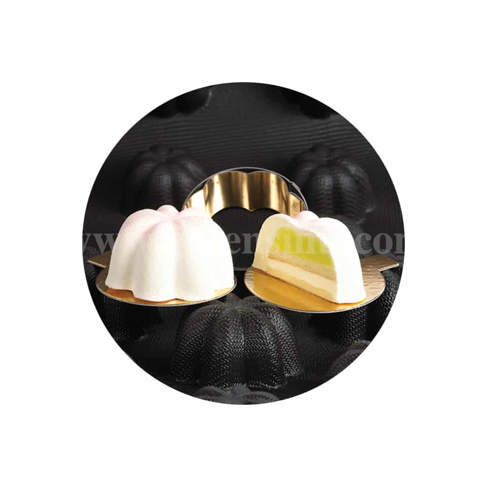 DEMARLE Flexipan Origine Charlottes, 62 mmx35 mm -12 Indents